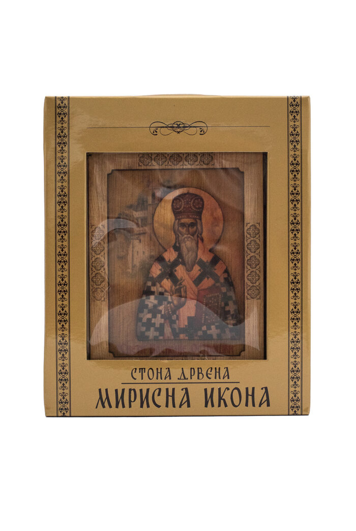 DSC_9096 Свети Василије Острошки- стона дрвена мирисна икона - Слика 1