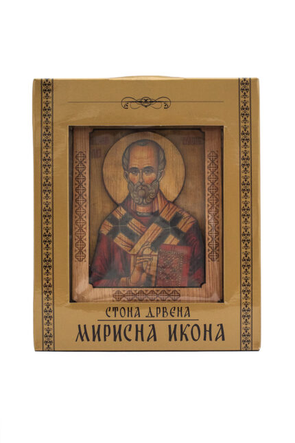 Свети Никола- стона дрвена мирисна икона